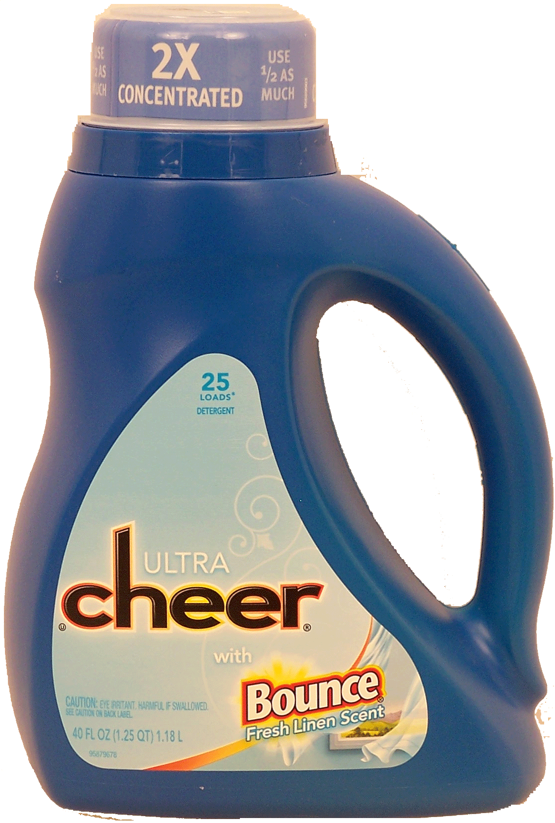 Cheer&nbsp;Ultra&nbsp;2x concentrated detergent with bounce, 25 loads, fresh linen scent Full-Size Picture
